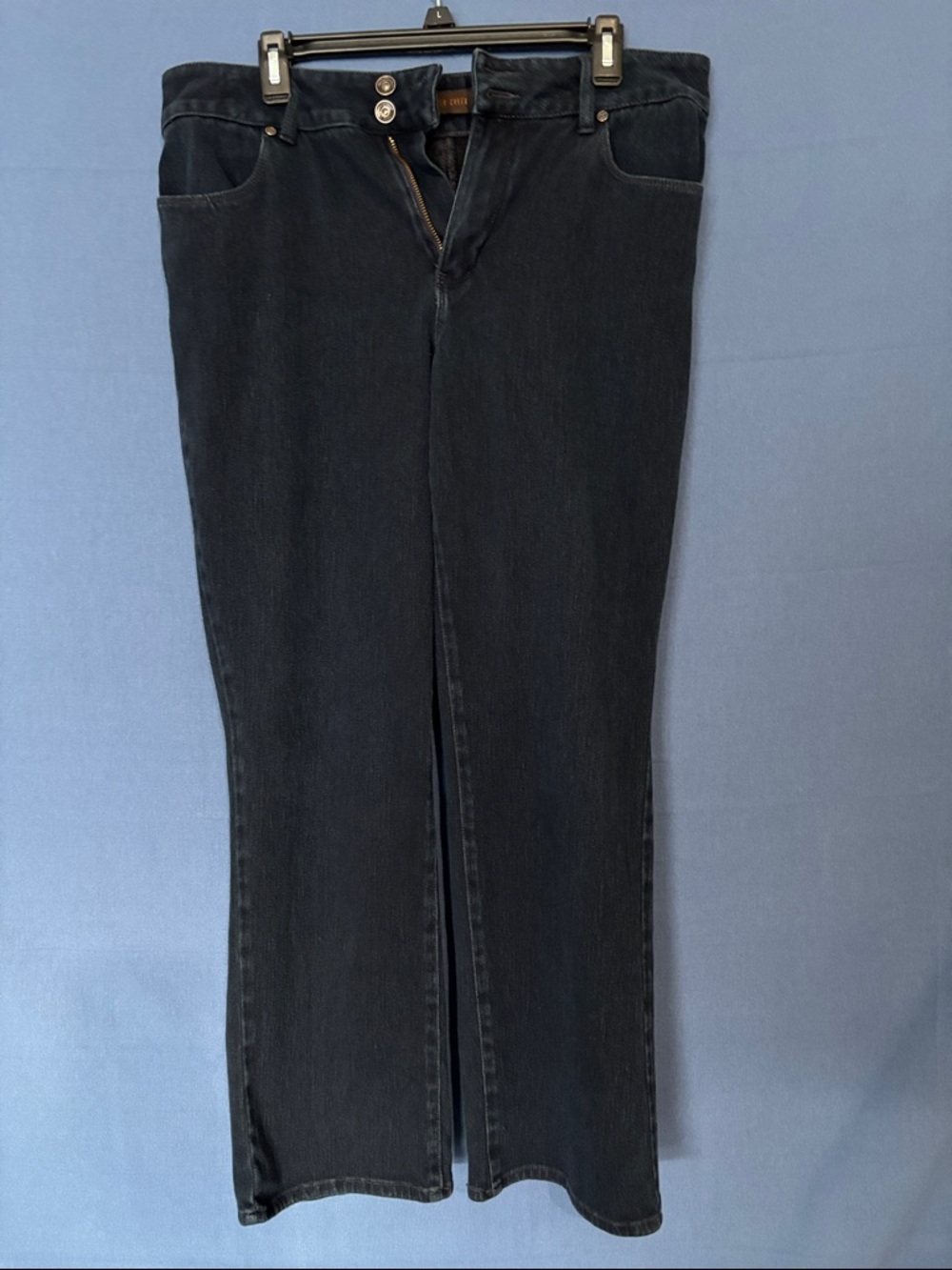 Y2K Coldwater Creek Dark Charcoal Boot Cut Jeans